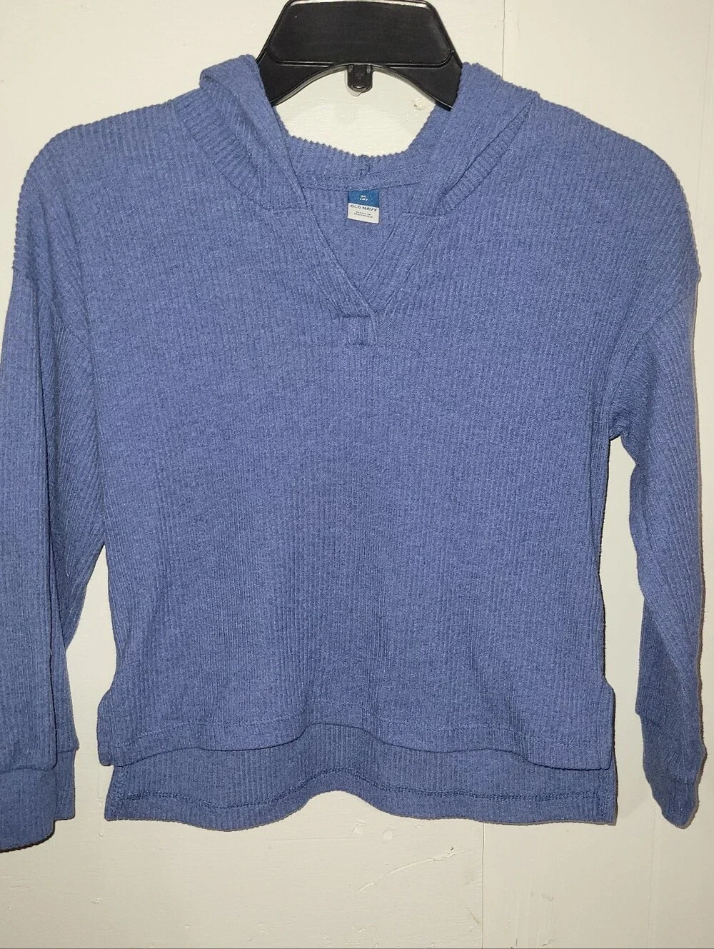 Old Navy girls' ribbed knit hooded pullover AH47